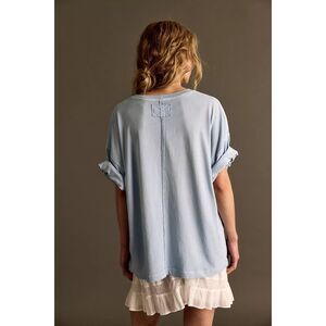 Free People Perfect Tee Light Blue Size Small